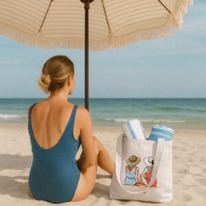 Two Ladies On The Beach